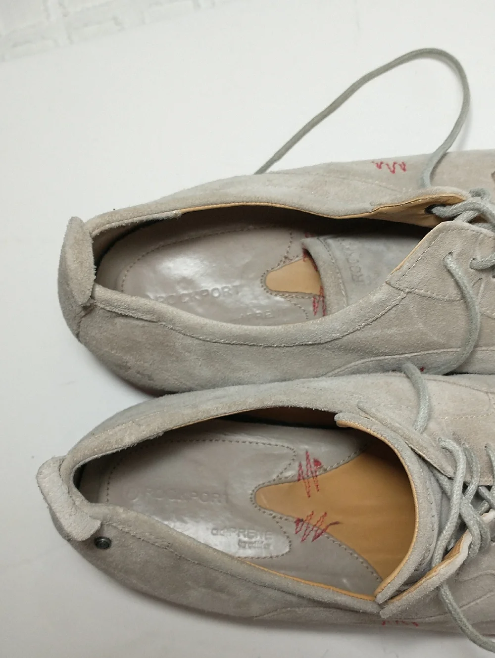 Rockport By Adidas Leather Parker Hill‎ Moc Oxford, Men's Size 10, Beige Color